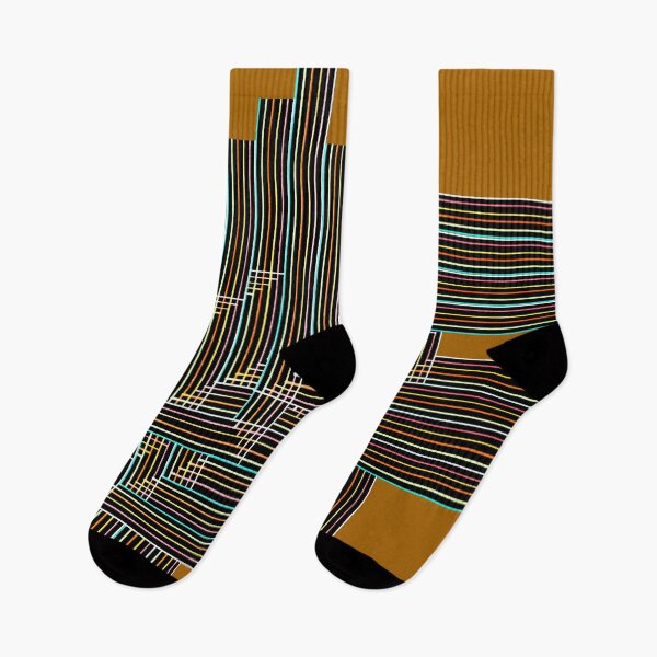 Item preview, Multyplied parallel and perpendicular hand-drawn color pen lines in brown designed and sold by Istvan Ocztos.