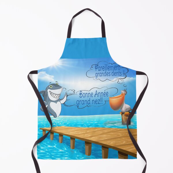 Item preview, the shark talks to the pelican designed and sold by Karine Dupras.