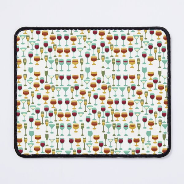 Item preview, Wine Glasses Colourful Pattern designed and sold by ToastyCork.