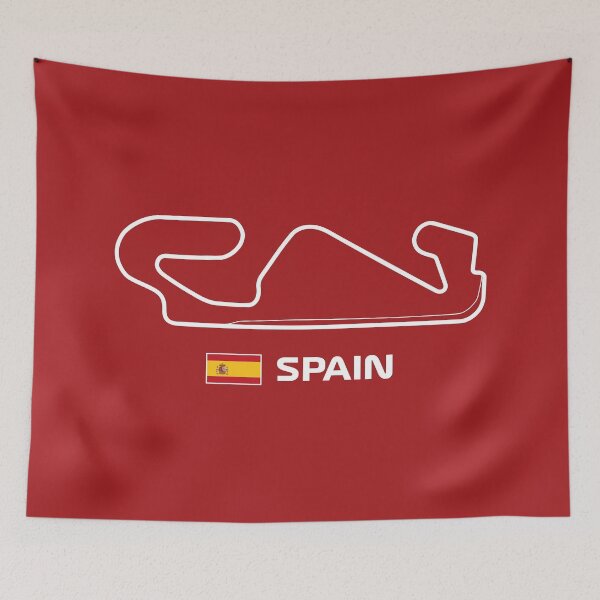 Item preview, Circuit 2022 - Sixth Race of the Season (Spanish GP - Red BG) designed and sold by FilipeFerreira.