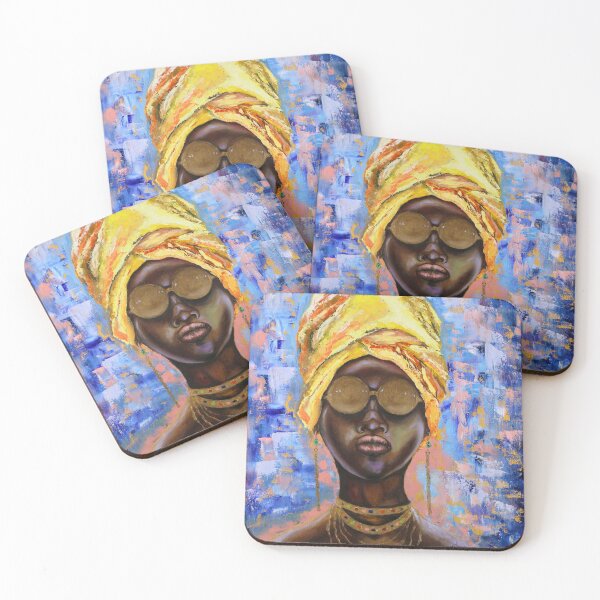Item preview, Black Woman Painting Original Art designed and sold by HelenBerkArt.