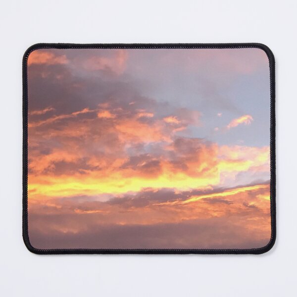 Item preview, Warm yellow and orange sunset Clouds sky designed and sold by Artbymonika.