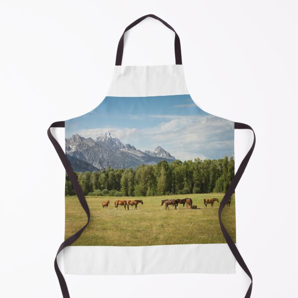 Item preview, Beautiful Horses, Mountain Landscape designed and sold by newburyboutique.