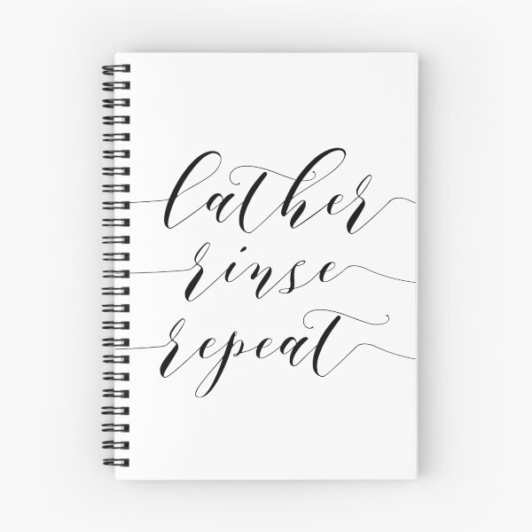 Item preview, Bathroom wall decor Lather, rinse, repeat - PRINTABLE art - bathroom art designed and sold by Nathan Moore.
