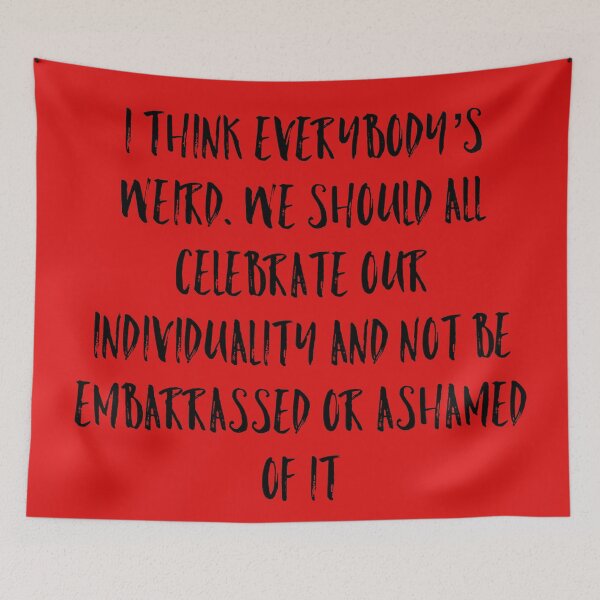 Item preview, i think everybody's weird.  designed and sold by Dipalo.