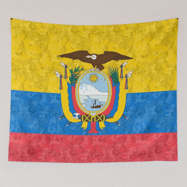 Item preview, 65 MCMLXV Ecuadorian Flag Camouflage Pattern designed and sold by 65 MCMLXV.