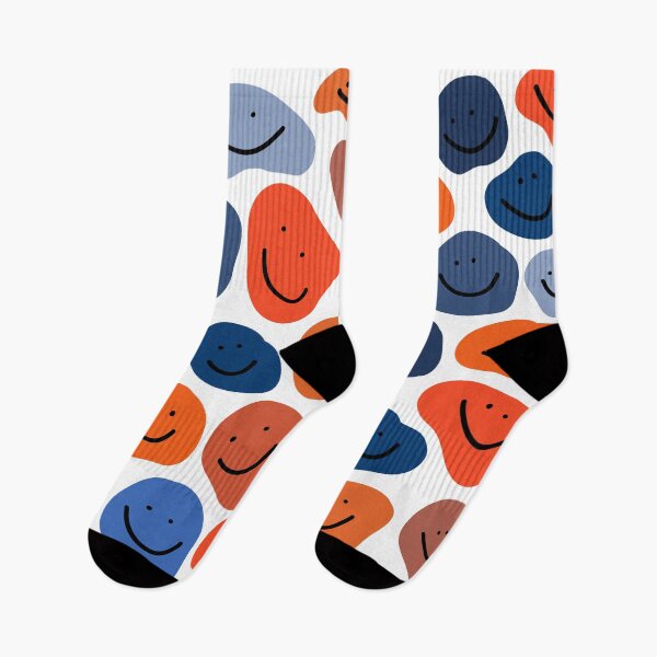 Item preview, Blue and Orange Smiley Faces :) designed and sold by abbeygfrerer.