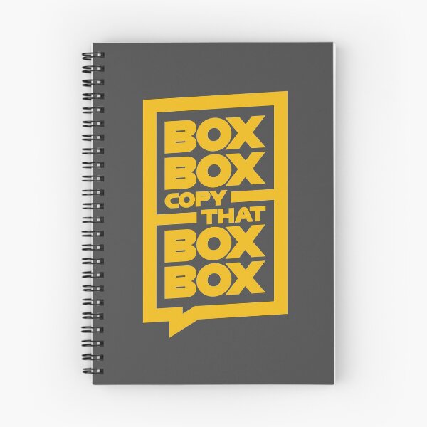 Item preview, 'Box Box, Copy That, Box Box' F1 Message Design designed and sold by David Speed Design.