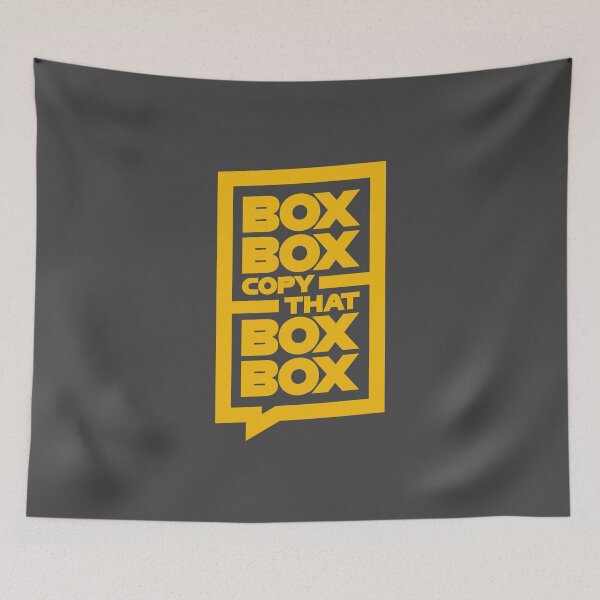 Item preview, 'Box Box, Copy That, Box Box' F1 Message Design designed and sold by David Speed Design.
