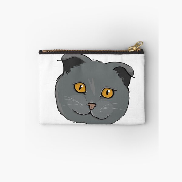 Item preview, Gray Finnish fold cat Head  designed and sold by ThatAesthetic.