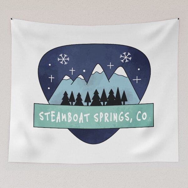 Item preview, Winter Mountain Steamboat Springs, Colorado designed and sold by artdesignforyou.