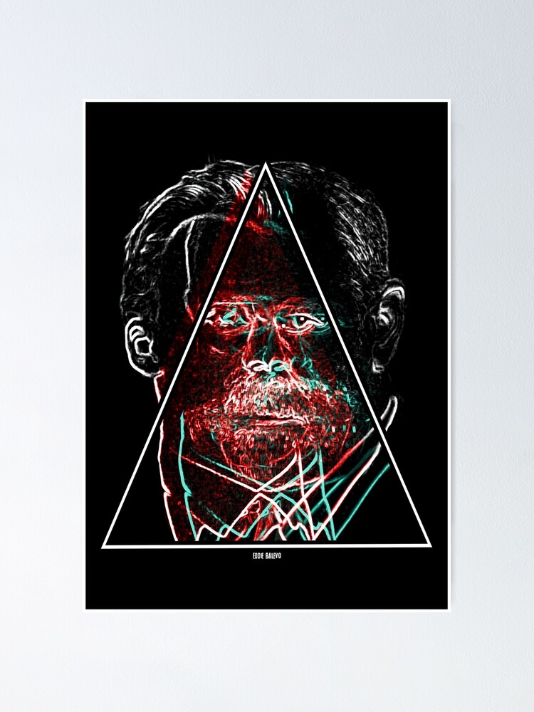 "Sigmund Freud vs Friedrich Nietzsche" Poster for Sale by Ikaroots