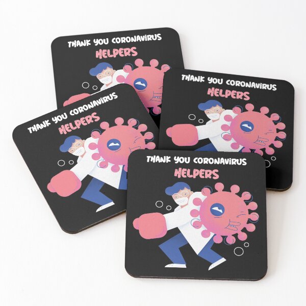 Item preview, thank you coronavirus helpers designed and sold by Sltoh-Design.