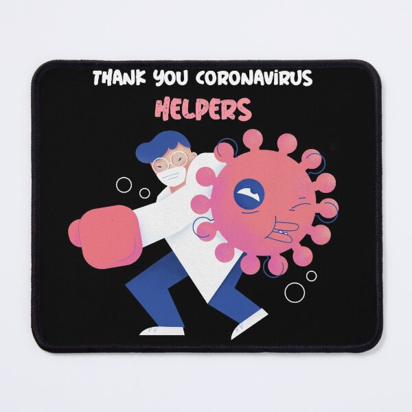 Item preview, thank you coronavirus helpers designed and sold by Sltoh-Design.