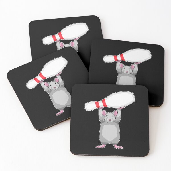 Item preview, Mouse at Bowling with Bowling pin designed and sold by Snabdesign84.