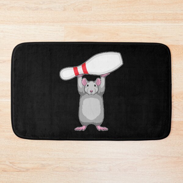 Item preview, Mouse at Bowling with Bowling pin designed and sold by Snabdesign84.
