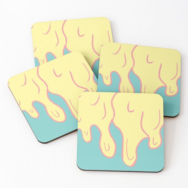 Item preview, Drip Series Pale Yellow and Blue designed and sold by tjamesart.