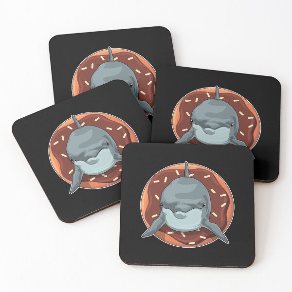 Artikelvorschau, Delfin mit Donut entworfen und verkauft von Snabdesign84.