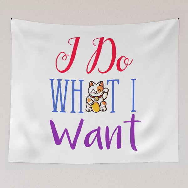 Item preview, I Do What I Want Funny unisex T-shirt For cat Lovers. designed and sold by Sloyar.