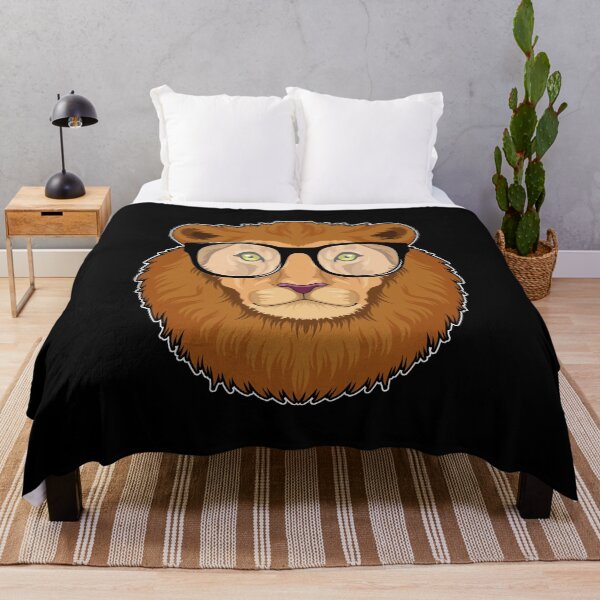 Item preview, Lion as Nerd with Glasses designed and sold by Snabdesign84.