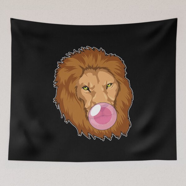 Item preview, Lion with Bubble gum designed and sold by Snabdesign84.