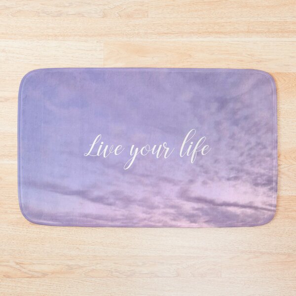 Item preview, Live your life with Purple Cloudy Sky designed and sold by TheArtAngels.