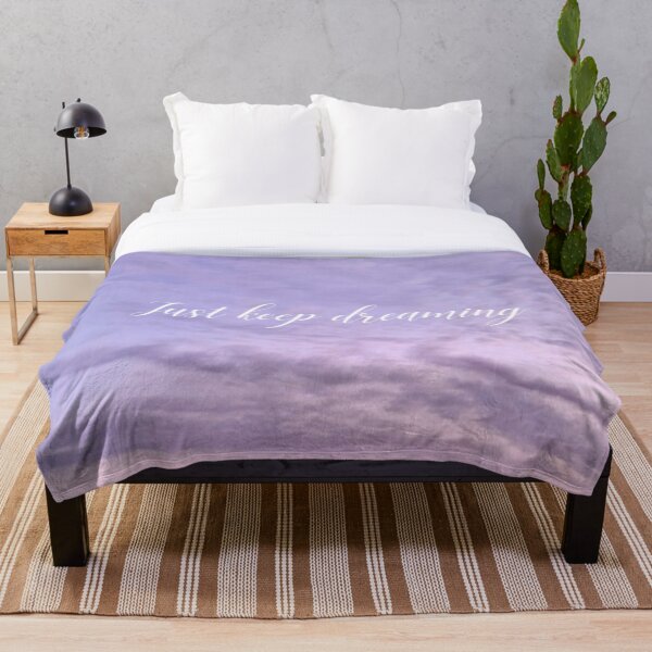 Item preview, Just keep dreaming with Purple Cloudy Sky designed and sold by TheArtAngels.