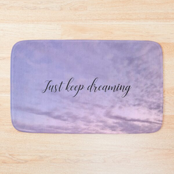 Item preview, Just keep dreaming with Purple Cloudy Sky designed and sold by TheArtAngels.