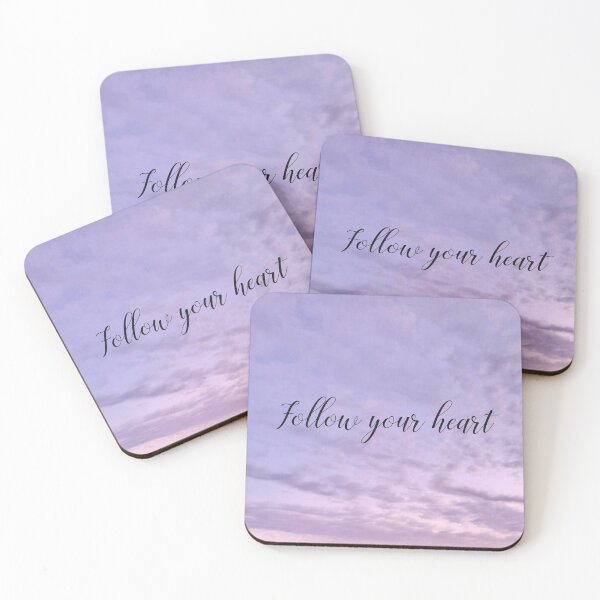 Item preview, Follow your heart with Purple Cloudy Sky designed and sold by TheArtAngels.
