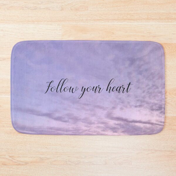 Item preview, Follow your heart with Purple Cloudy Sky designed and sold by TheArtAngels.