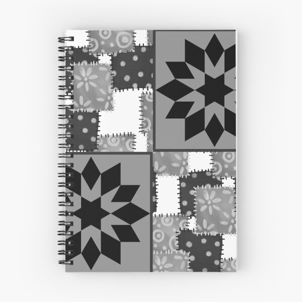 Item preview, Black And White Quilted Granny Square designed and sold by Designs By YL.