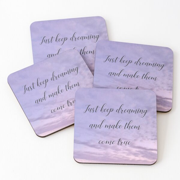 Item preview, Just keep dreaming and make them come true with Purple Cloudy Sky designed and sold by TheArtAngels.