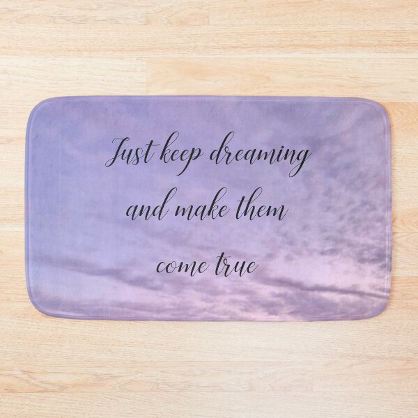 Item preview, Just keep dreaming and make them come true with Purple Cloudy Sky designed and sold by TheArtAngels.