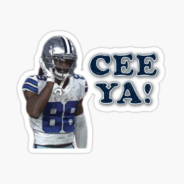 CeeDee Lamb Football Edit Tapestries Cowboys - Ceedee Lamb - Sticker