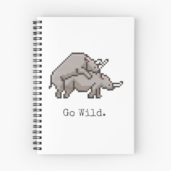 Item preview, RHINOS GO WILD PIXEL designed and sold by . OPAGANG.