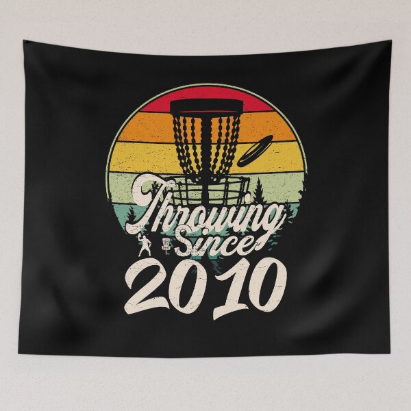 Item preview, Funny Vintage Disc Golf Distressed Frisbee golf Throwing Discs since 2010 designed and sold by YAHIA-14.
