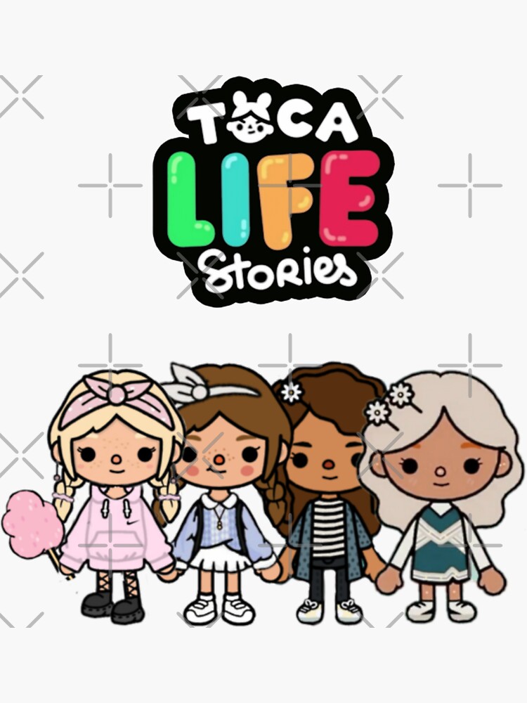 toca boca , toca life characters cute Sticker for Sale by ducany