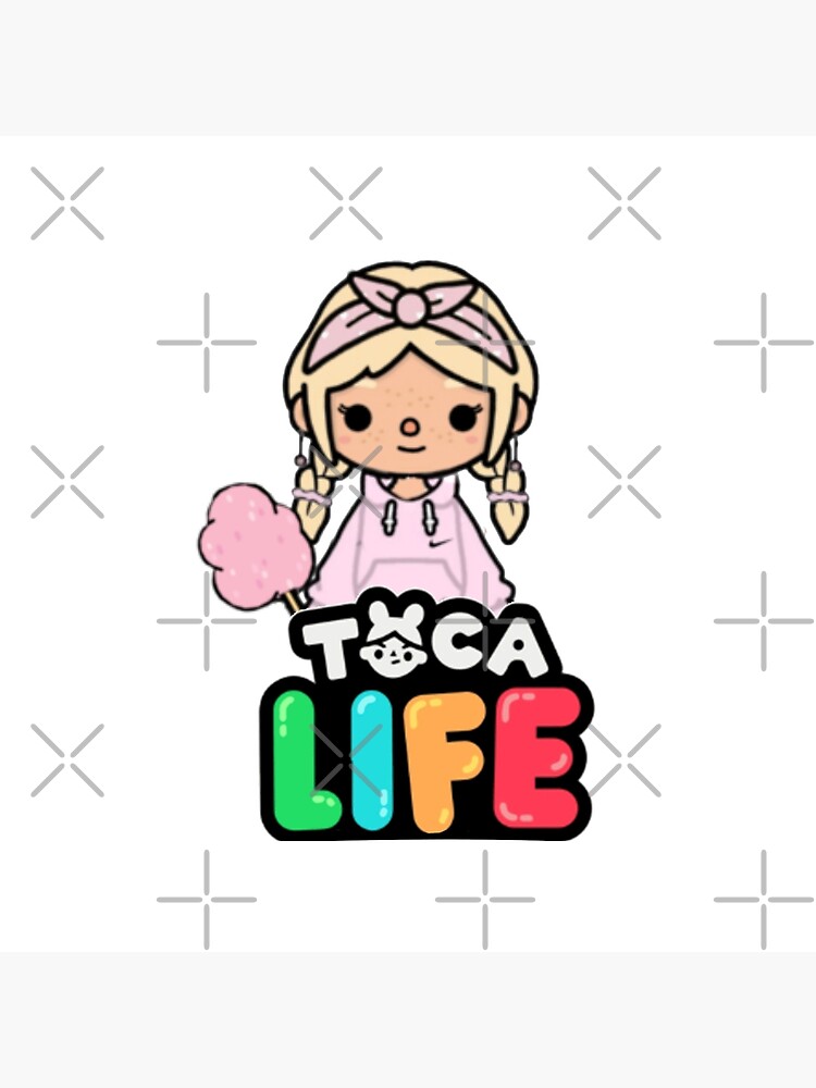 toca boca and gacha life Art Board Print for Sale by kader011