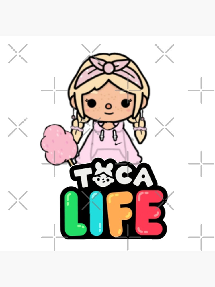 toca boca and gacha life Mounted Print for Sale by kader011