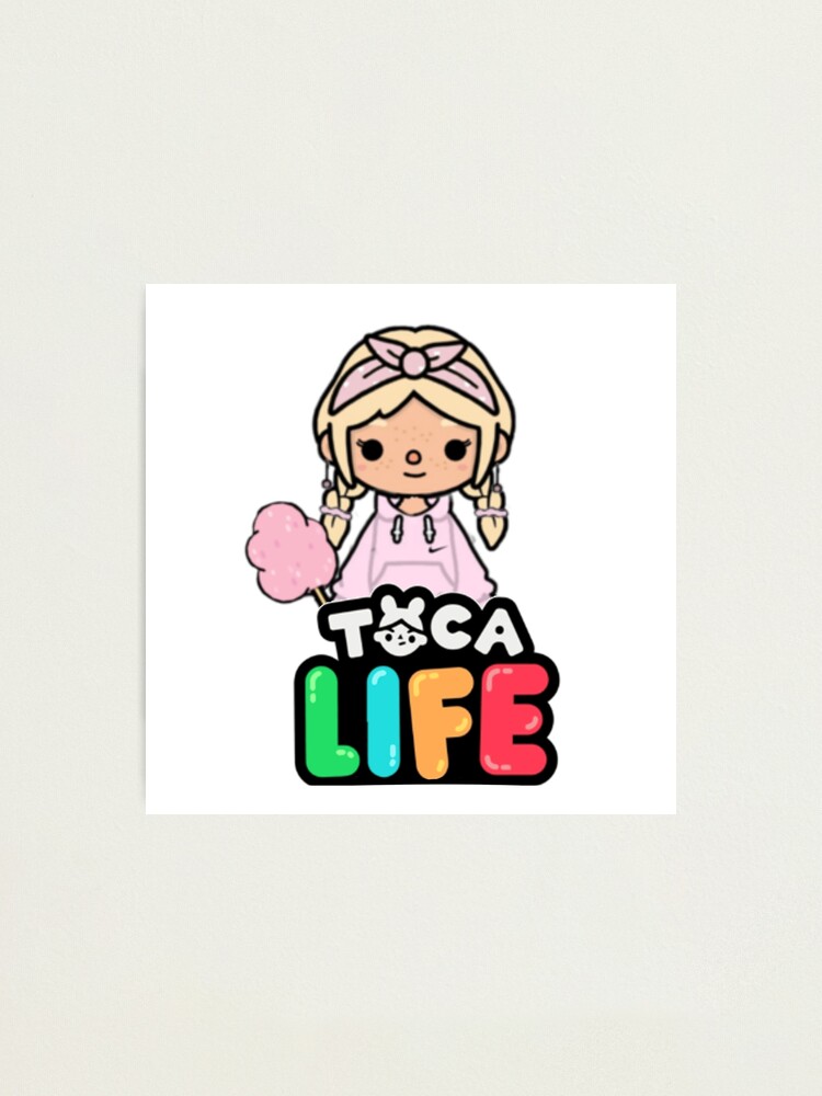 toca boca and gacha life Mounted Print for Sale by kader011