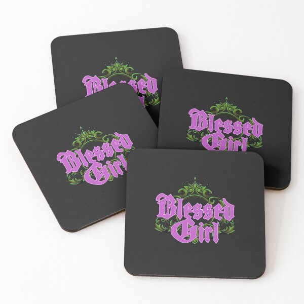 Item preview, Blessed Girl - Dark Green Crown Gothic Purple Text designed and sold by Chubuter.