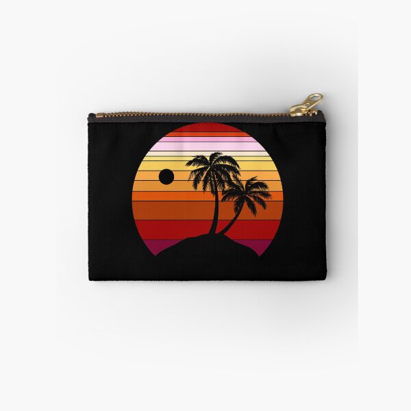 Item preview, Red Retro Palm Tree Sunset designed and sold by GyngerGarza.