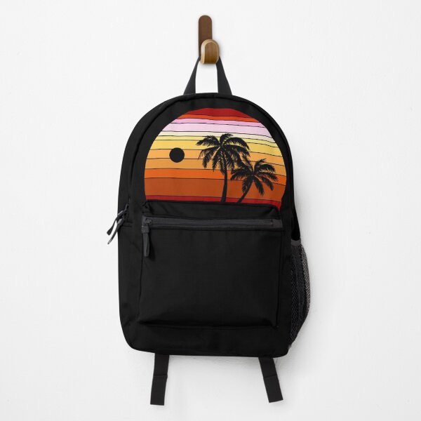 Item preview, Red Retro Palm Tree Sunset designed and sold by GyngerGarza.