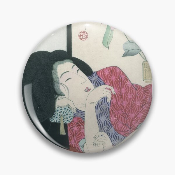 Item preview, Meiji Period Sleepy Courtesan  designed and sold by fayebianchiart.