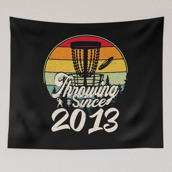 Item preview, Funny Vintage Disc Golf Distressed Frisbee golf Throwing Discs since 2013 designed and sold by YAHIA-14.
