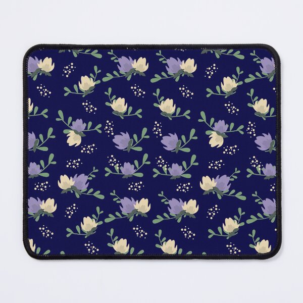 Item preview, Blue and gold flower patterns abstract art colors bold patterns designed and sold by johnrk.