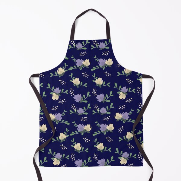 Item preview, Blue and gold flower patterns abstract art colors bold patterns designed and sold by johnrk.