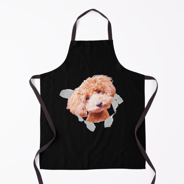 Item preview, Just popping out to say hi! - car sticker- Red poodle designed and sold by Mumzy2many.