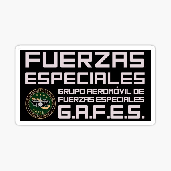 Vista previa del artículo con la obra «GAFES GAFE COIFE Fuerzas Especiales del Ejercito Mexicano #1316», diseñado y vendido por TheAplus.
