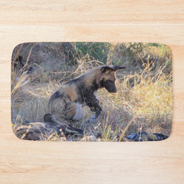 Item preview, Wild dog sitting with its pack designed and sold by SafariByMarisa.